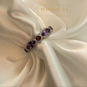 925 Sterling Silver Natural Gemstone Ring